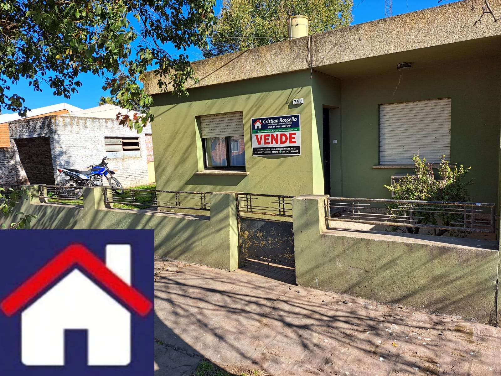 Casa en Venta en el Pueblo de Urquiza: 2 Dormitorios con terreno amplio